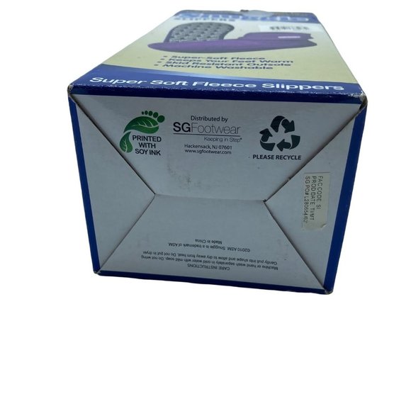 Snuggie Girls Kids Pink Slippers NEW in Box Fleece Size Medium 13–1 Super Soft - Picture 6 of 7